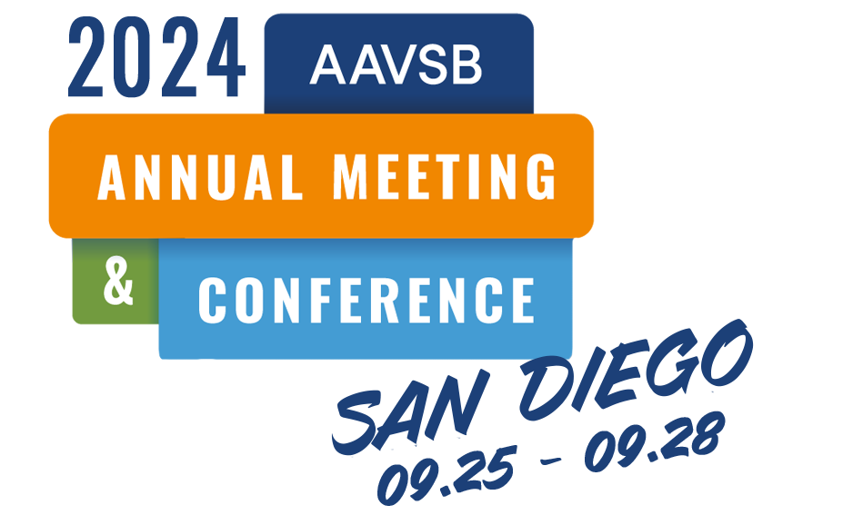 AAVSB 2024 conference logo