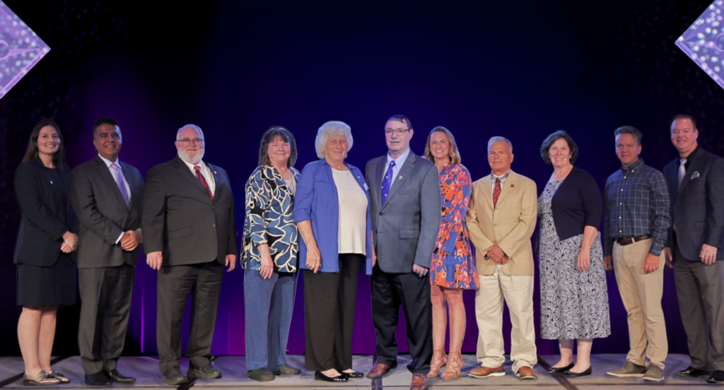 Newly elected Board of Directors posing for a photo